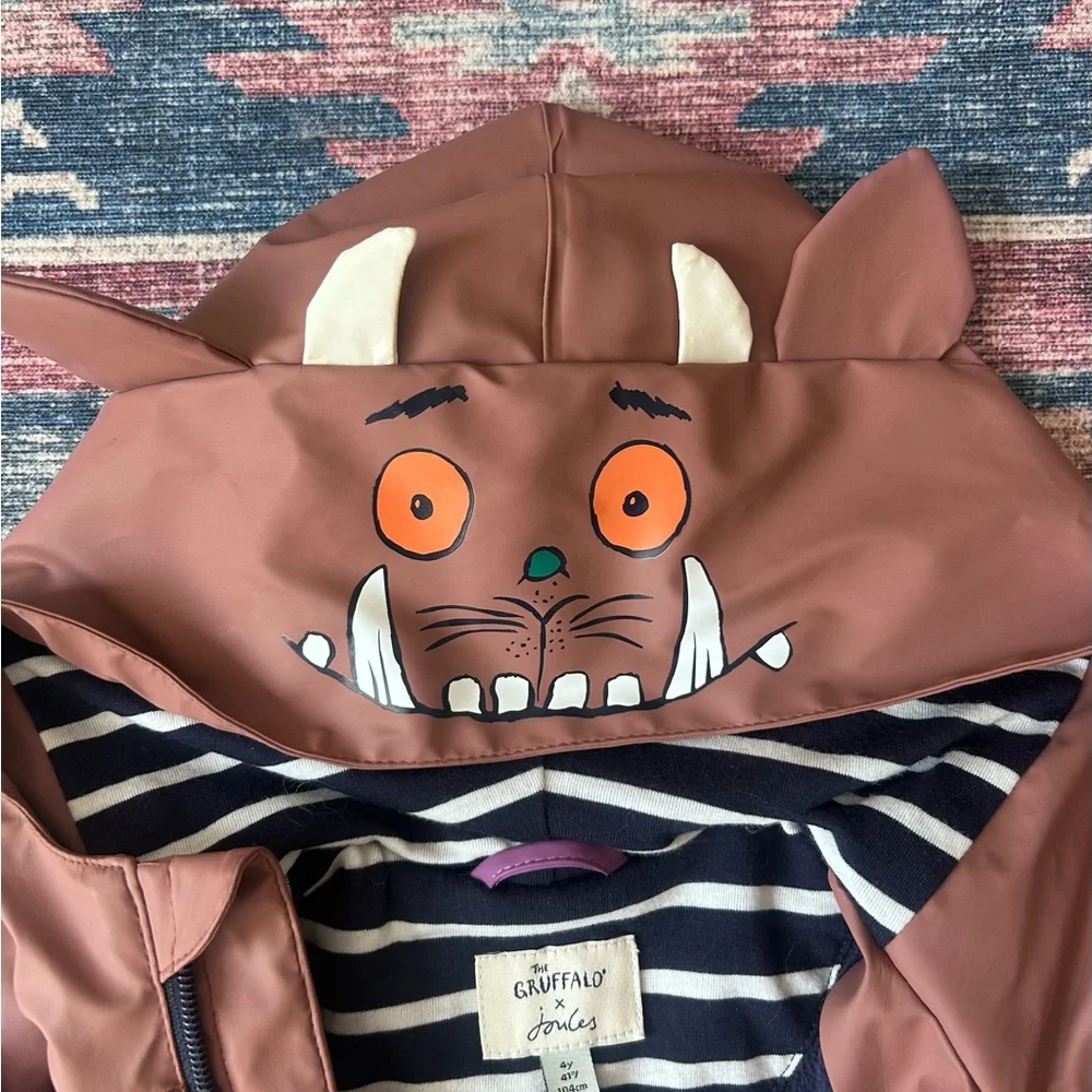 Joules Gruffalo Raincoat for Kids - Picture 4 of 9